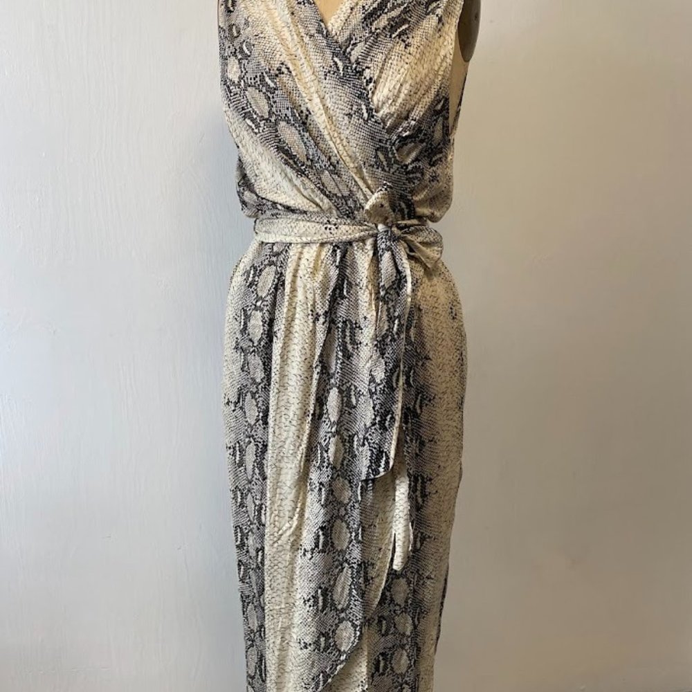 Paper Heart Wrap Dress Size Med.